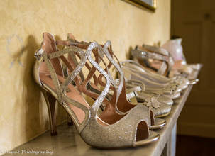 Bridal shoes and bridesmaids shoes