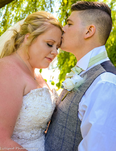 Bride and groom wedding portrait by Lilliput Photography, West Midlands Wedding Photographer